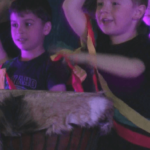Children playing drumming incursions